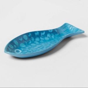 NWT Opalhouse melamime set of 2 snack bowls in fish shape